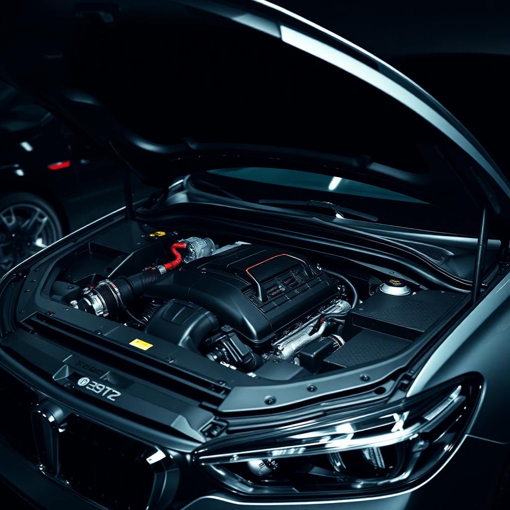 Detailed engine bay service at A Town Auto